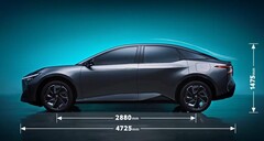 Elektryczny sedan bZ3 może przejść transformacje osiągów (wizerunek: Toyota)