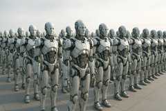 Chiński rząd ostrzega, że bańka robotów w tym kraju może wkrótce pęknąć. (Źródło zdjęcia: OpenAI)