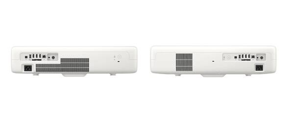 Premiere 7 (po lewej) i Premiere 9 (po prawej) mają taką samą liczbę portów. (Źródło obrazu: Samsung - edytowane)