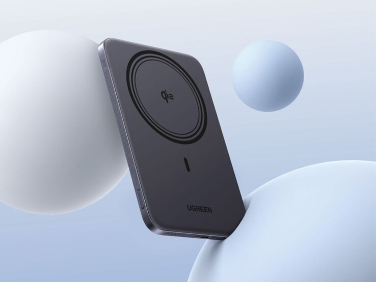 Ultra-smukły Power Bank Ugreen MagFlow Air Qi2 15W o pojemności 5000 mAh