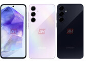 Jak dotąd Galaxy A55 wyciekł w trzech kolorach. (Źródło zdjęcia: Android Headlines)