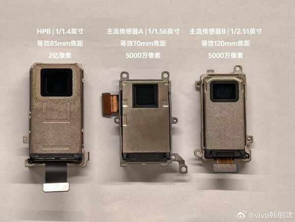 ISOCELL HPB, którego Vivo zamierza użyć wewnątrz Vivo X300 Pro. (Źródło zdjęcia: Han Bo Xiao)