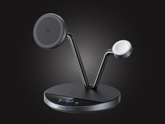 Bezprzewodowa stacja ładująca 3 w 1 MagGo AirCool firmy Anker (na zdjęciu) może zostać uruchomiona we wrześniu 2025 roku. (Źródło zdjęcia: Wireless Power Consortium)