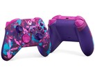 Kontroler bezprzewodowy Xbox Heart Breaker Special Edition ma żywe odcienie różu, fioletu i niebieskiego. (Źródło obrazu: Xbox)