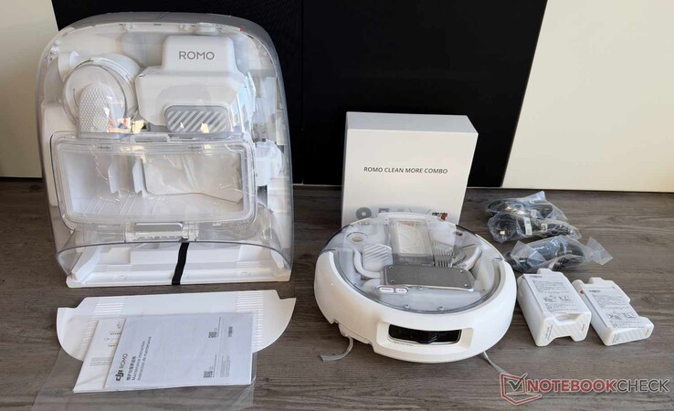 Zawartość zestawu DJI Romo P2 Clean More Combo