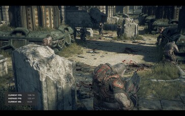 Gears of War: Reloaded na Lenovo LOQ 16IRH8 (źródło obrazu: Darryl Linington - Notebookcheck)