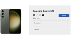 Samsung Galaxy S23 AT&amp;amp;T listing (Źródło: CNET)