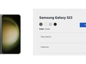 Samsung Galaxy S23 AT&amp;T listing (Źródło: CNET)