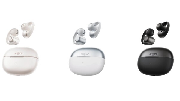 Shokz OpenDots 2 są dostępne w trzech kolorach.