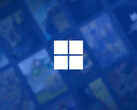 Windows 11 wciąż dominuje na liście. Na zdjęciu: Logo Windows 11 na tle Steam.