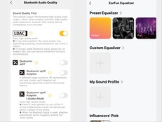 Ustawienia LDAC i EQ