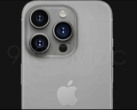 Render przedstawiający, jak mógłby wyglądać iPhone 15 Pro w kolorze "Titan Grey". (Źródło: 9to5Mac)