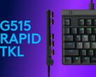 Zdjęcie promocyjne nowej klawiatury Logitech G505 Rapid TKL w kolorze czarnym. (Źródło zdjęcia: Logitech)