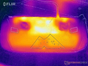 Test naprężeń temperatury powierzchni (tył)