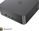 Nowa konfiguracja modelu EQi13 jest wyposażona w 16 GB pamięci RAM i kosztuje 499 dolarów. Na zdjęciu: zdjęcie promocyjne przedstawiające przód mini komputera.
