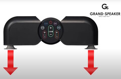 Soundbar GS-SP1 Grand Speaker firmy Doshisha pomaga seniorom lepiej słyszeć programy telewizyjne bez zwiększania głośności. (Źródło zdjęcia: Doshisha)