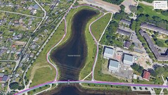 Pomiar GNSS: jezioro