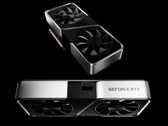 Wyrenderowany obraz karty graficznej GeForce RTX 3060 Founders Edition
