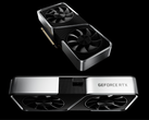Wyrenderowany obraz karty graficznej GeForce RTX 3060 Founders Edition