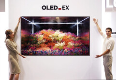 Panele LG OLED.EX powinny upowszechnić się w ciągu najbliższego roku lub później. (Źródło obrazu: LG)