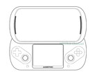 Tak zwany Anbernic Slide ma nietypowy design, który opiera się na PSP Go i Nintendo 3DS. (Źródło obrazu: via Nittrx)