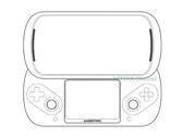 Tak zwany Anbernic Slide ma nietypowy design, który opiera się na PSP Go i Nintendo 3DS. (Źródło obrazu: via Nittrx)