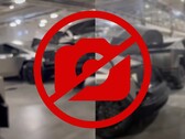 Tesla opublikowała wewnętrzną notatkę zakazującą fotografowania Cybertrucka pod groźbą wszczęcia postępowania dyscyplinarnego. (Źródło zdjęcia: randomness2646 na TikTok / Flaticons - edytowane)