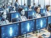 Złe boty coraz częściej atakują centra telefonicznej obsługi klienta. (Źródło zdjęcia: MS Bing/DALL-E 3)