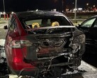 Uszkodzone pojazdy u dealera Tesli w Salem. Podejrzany o podpalenie aresztowany (źródło zdjęcia: Departament Policji w Salem)