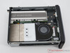 Minisforum N5 Pro z dyskiem SSD PCIe (przykład instalacji)