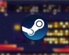 Pełna wersja Random Access Mayhem zawiera ponad 20 nowych poziomów. Na zdjęciu zrzut ekranu z gry z logo Steam na górze (źródło obrazu: Steam - edytowane)