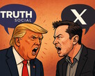 Trump i Musk oczerniają się nawzajem na swoich platformach społecznościowych. (Źródło obrazu: wygenerowane przez AI)