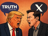 Trump i Musk oczerniają się nawzajem na swoich platformach społecznościowych. (Źródło obrazu: wygenerowane przez AI)
