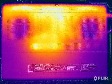 Test naprężeń temperatury powierzchni (dół)