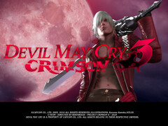 Nowy ekran tytułowy Devil May Cry 3 Crimson dodany wraz z aktualizacją 0.5.
