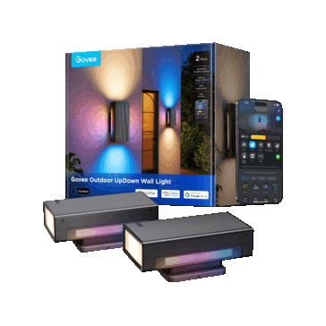 Dwupak lamp ściennych Govee Outdoor UpDown (źródło zdjęcia: Govee)