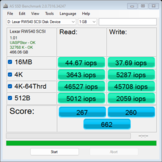 Lexar Play Pro: Wartości IOPS