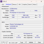 CPU-Z: Płyta główna