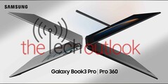 Samsung Galaxy Book 3 Pro oraz Galaxy Book 3 Pro 360. (Źródło obrazu: TheTechOutlook)