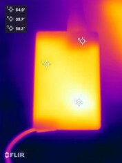 Zasilacz podczas testu warunków skrajnych