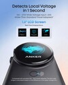 Wyciekła marketingowa grafika przedstawiająca adapter podróżny Anker Nano (4 w 1, 100 W, Smart Display)
