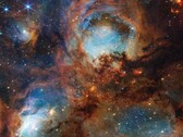 Szczegółowy obraz Kociej Łapy (źródło obrazu: NASA, ESA, CSA i STScI; przycięte)