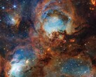 Szczegółowy obraz Kociej Łapy (źródło obrazu: NASA, ESA, CSA i STScI; przycięte)