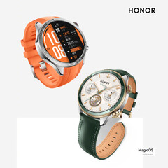 Honor reklamuje Watch 5 Pro w dwóch kolorach. (Źródło obrazu: Honor - edytowane)