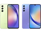 Galaxy A54 i Galaxy A34 będą kolorową parą, gdy pojawią się w przyszłym miesiącu. (Źródło obrazu: WinFuture)