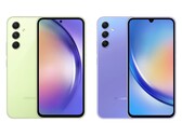 Galaxy A54 i Galaxy A34 będą kolorową parą, gdy pojawią się w przyszłym miesiącu. (Źródło obrazu: WinFuture)