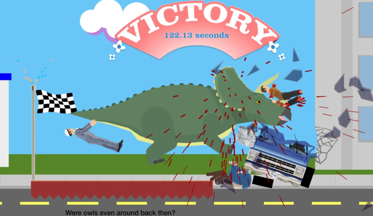 Gra „Happy Wheels” zapewnia graczom dostęp do ponad pięciu milionów poziomów stworzonych przez użytkowników, od torów przeszkód po znacznie bardziej niezwykłe dzieła społeczności.