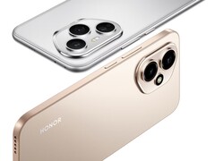Honor 400 (na dole) i Honor 400 Pro (na górze) są wyposażone w baterię o pojemności 6000 mAh. (Źródło zdjęcia: Honor)
