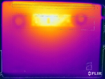 Badanie naprężenia temperaturowego powierzchni (dół)