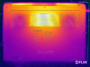 Test naprężenia temperatury powierzchni (dół)